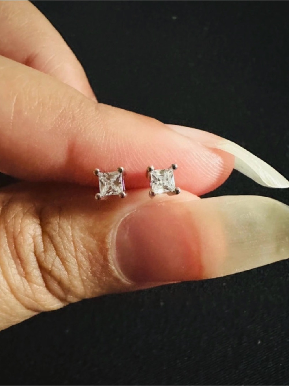 14k White Gold Filled Earrings (New)